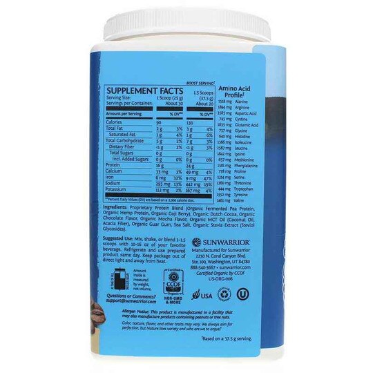 Warrior Blend Organic Protein, SUW